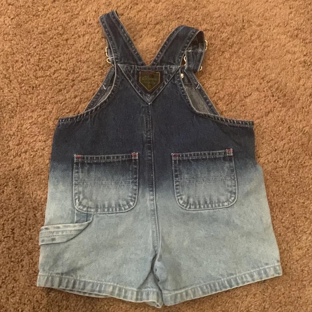 Baby GAP jean short overalls